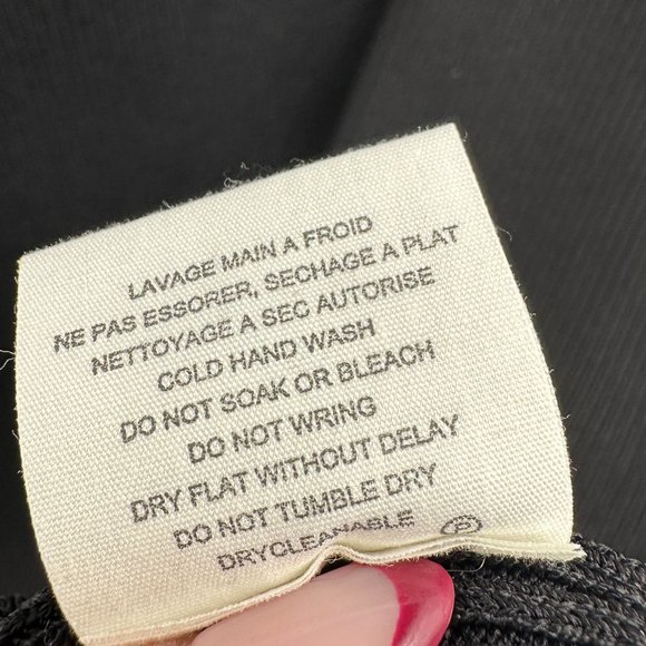 Musier Paris Darc Black Midi Ribbed Dress - Picture 7 of 8